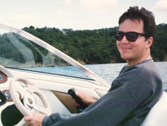 Carl on Boat